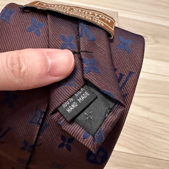 Louis Vuitton Men’s Vintage Silk Tie - Picture 4 of 4